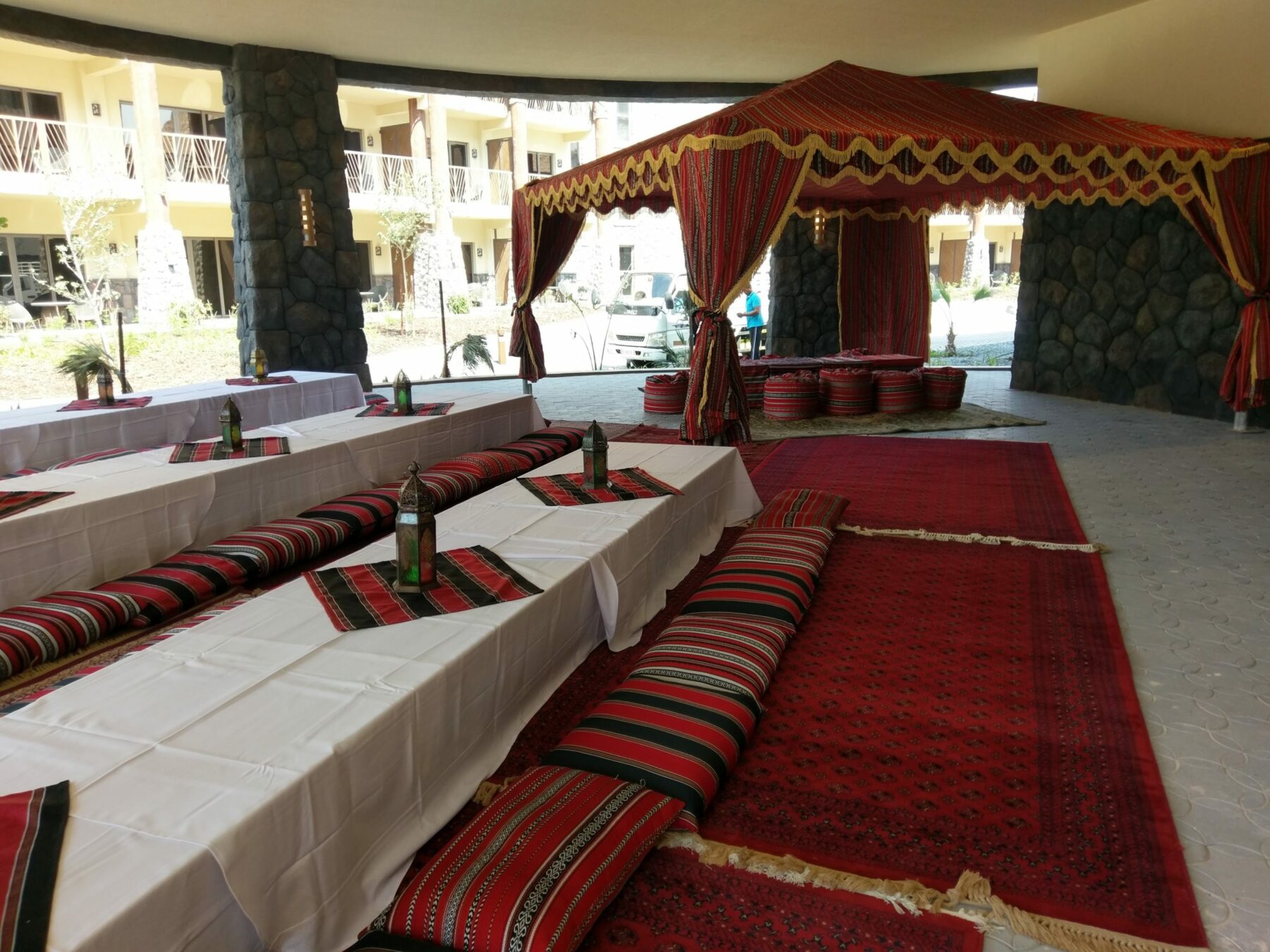Red Arabic Carpet Events Master