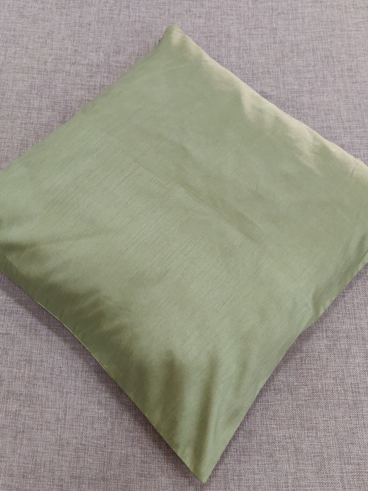Pale clearance green cushion