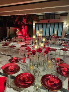 Valentine's Day event in Dubai - Tables