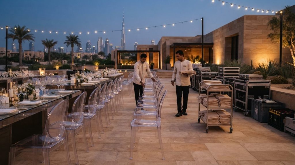 Acrylic Chair Rental Pricing, Delivery and Setup for Events