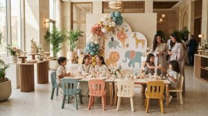 Birthday party rentals for kids’ decorations, furniture and planning